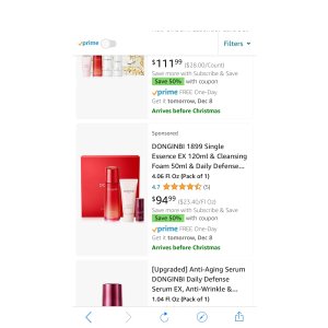 Donginbi現有多樣護膚產品特價五折