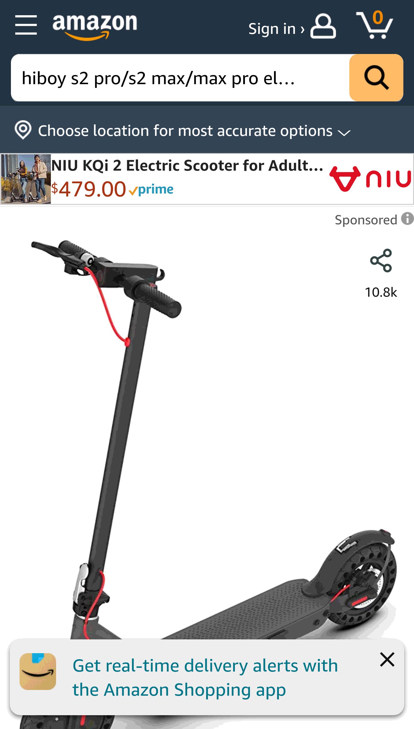 Amazon.com : Hiboy S2 Pro Electric Scooter, 500W Motor, 10" Solid Tires, 25 Miles Range, 19 Mph Folding Commuter Electric Scooter for Adults : Sports & Outdoors