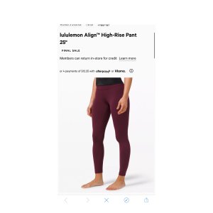 $49 lululemon Align™ High-Rise Pant 25 | Women s Pants | lululemon