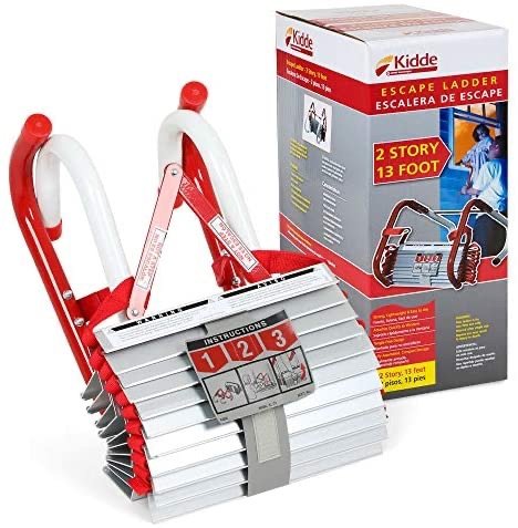 Kidde 2 Story Fire Escape Ladder with Anti-Slip Rungs