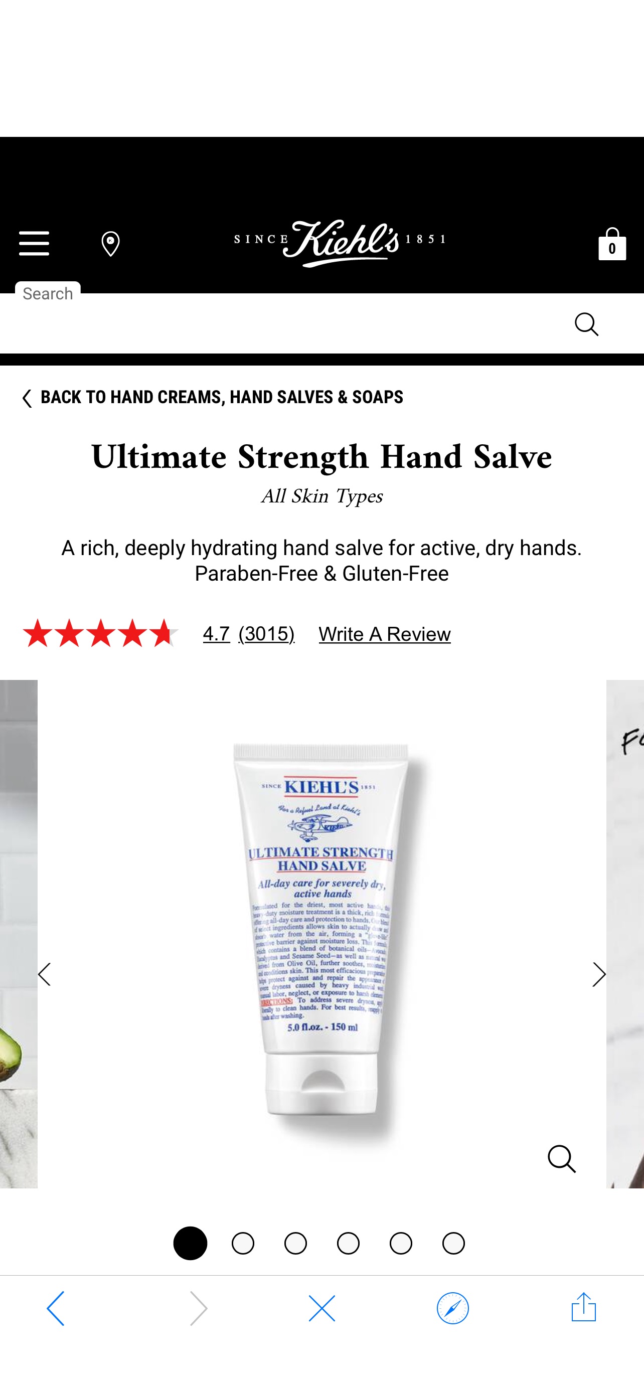 Ultimate Strength Hand Salve – Hand Salve – Kiehl’s