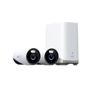 eufyCam E330 4K 摄像头 x 2 + HomeBase 3 套装