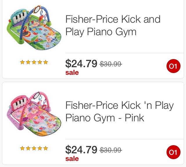 Fisher-Price 费雪钢琴健身架/游戏毯