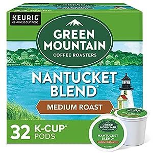 Roasters Nantucket Blend, Single-Serve Coffee K-Cup Pods, Medium Roast, 32 Count