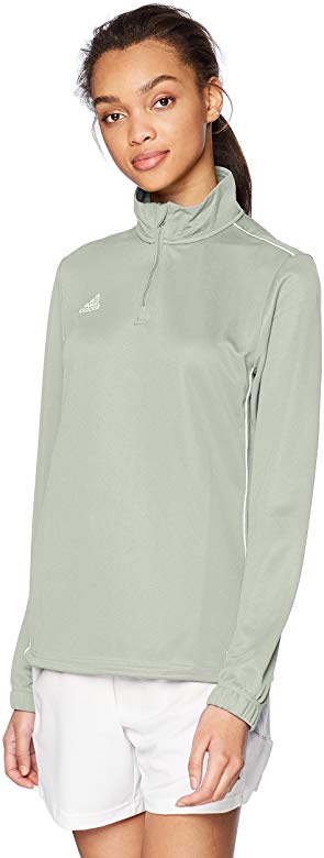 Amazon.com : adidas Women's Soccer Core Training Top, Stone/White, X-Small : Clothing女款运动上衣