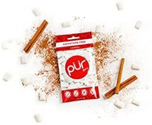PUR 100% Xylitol Chewing Gum, Sugarless Cinnamon PUR 100% Xylitol Chewing Gum, Sugarless Cinnamon
