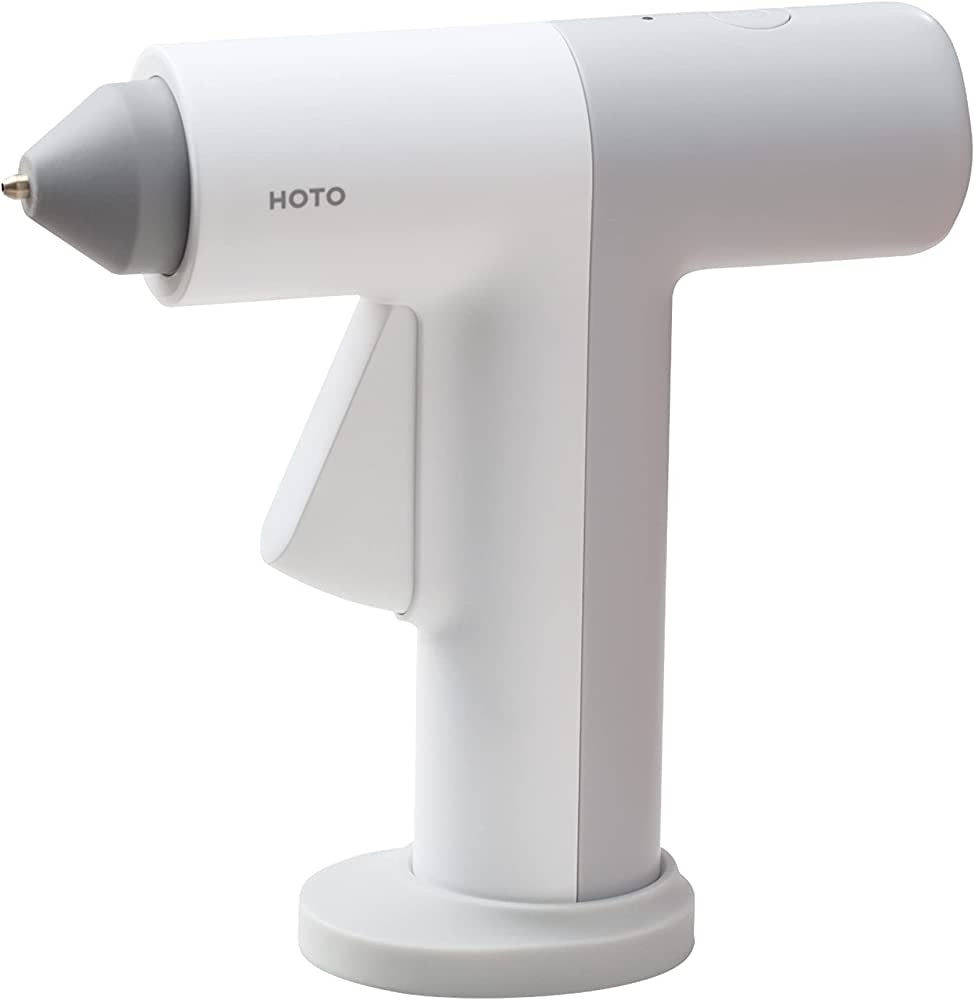 Amazon.com: HOTO Cordless Hot Glue Gun, Minimalist Style, 30S Heating Fast, Smart-Power-off, Compact Size, USB-C Rechargeable, Intelligent Temperature Control, 10 Glue Sticks for Crafts, DIY Arts, Home Repairs : Arts, Crafts & Sewing