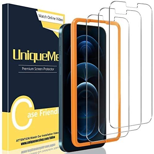 UniqueMe iPhone 12 Pro 专用钢化保护膜 3片装