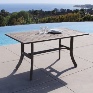 Renaissance Outdoor Hardwood Rectangular Table