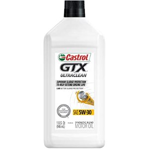 Castrol 6144 GTX ULTRACLEAN 5W-30 Motor Oil, 1 Quart, 6 Pack