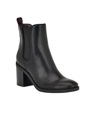 Tommy Hilfiger Women's Brae Mid Heel Pull On Chelsea Boots - Macy's