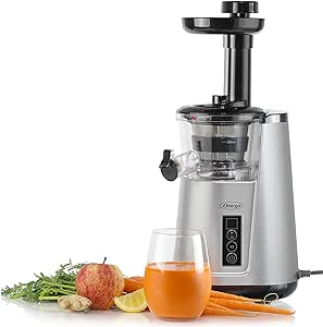 Amazon.com: Omega JC3000SV13 Vertical Masticating Juicer, 65 RPM Compact Cold Press Juicer Machine, 150 W, Silver: Home &amp; Kitchen