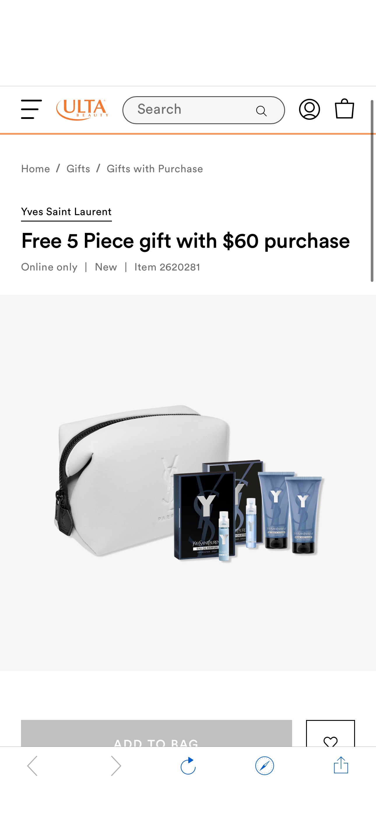 Free 5 Piece gift with $60 purchase - Yves Saint Laurent | Ulta Beauty