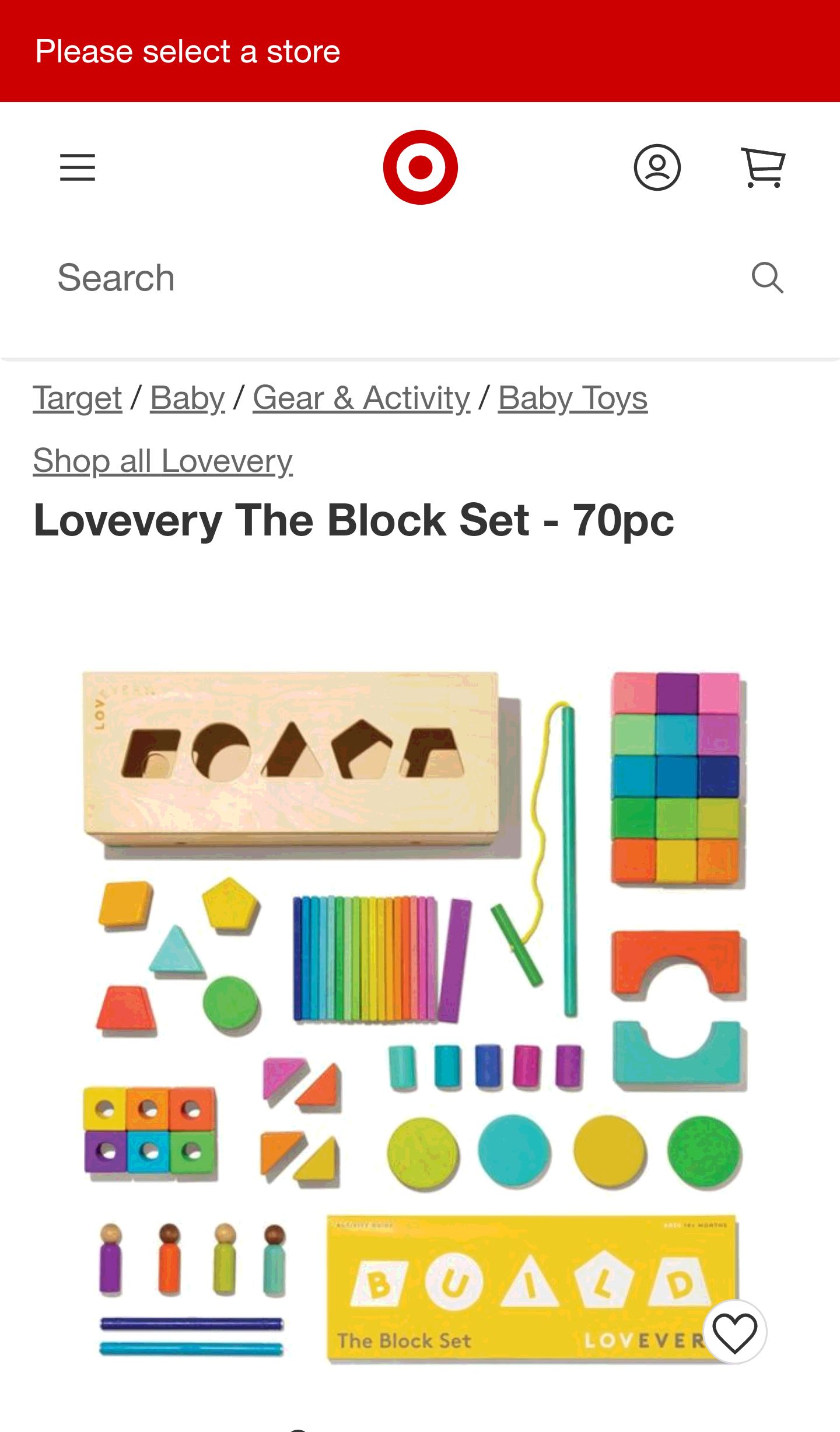Lovevery The Block Set - 70pc : Target