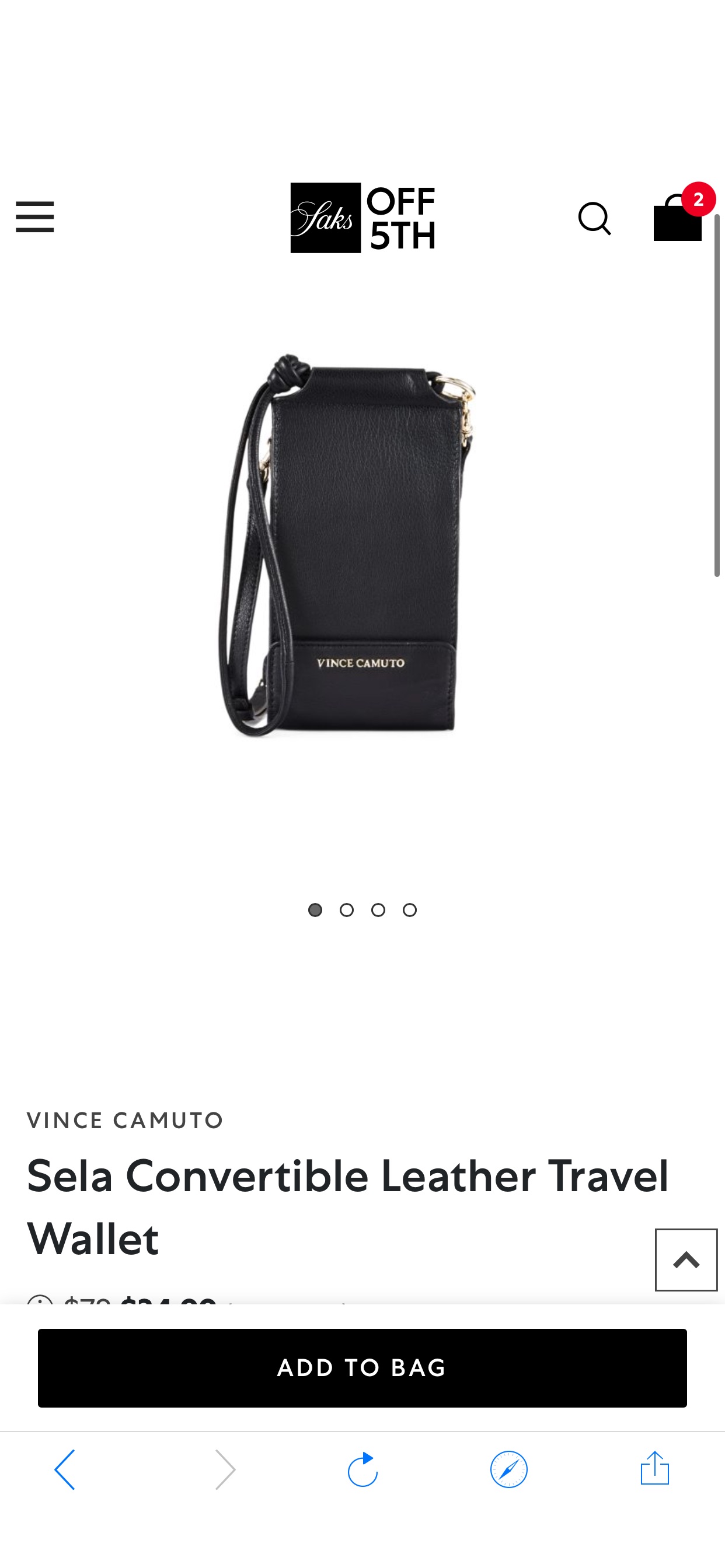 Vince Camuto Sela Convertible Leather Travel Wallet on SALE | Saks OFF 5TH
包包