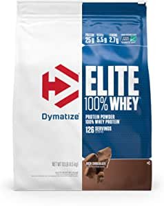 Amazon.com: Dymatize Elite 100%优质蛋白粉 10磅装