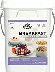 Augason Farms Breakfast Emergency Food Supply 4 Gallon Pail