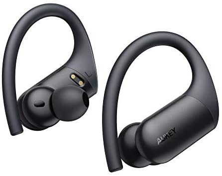 AUKEY True Wireless Earbuds Sports, Bluetooth Headphones with Earhooks