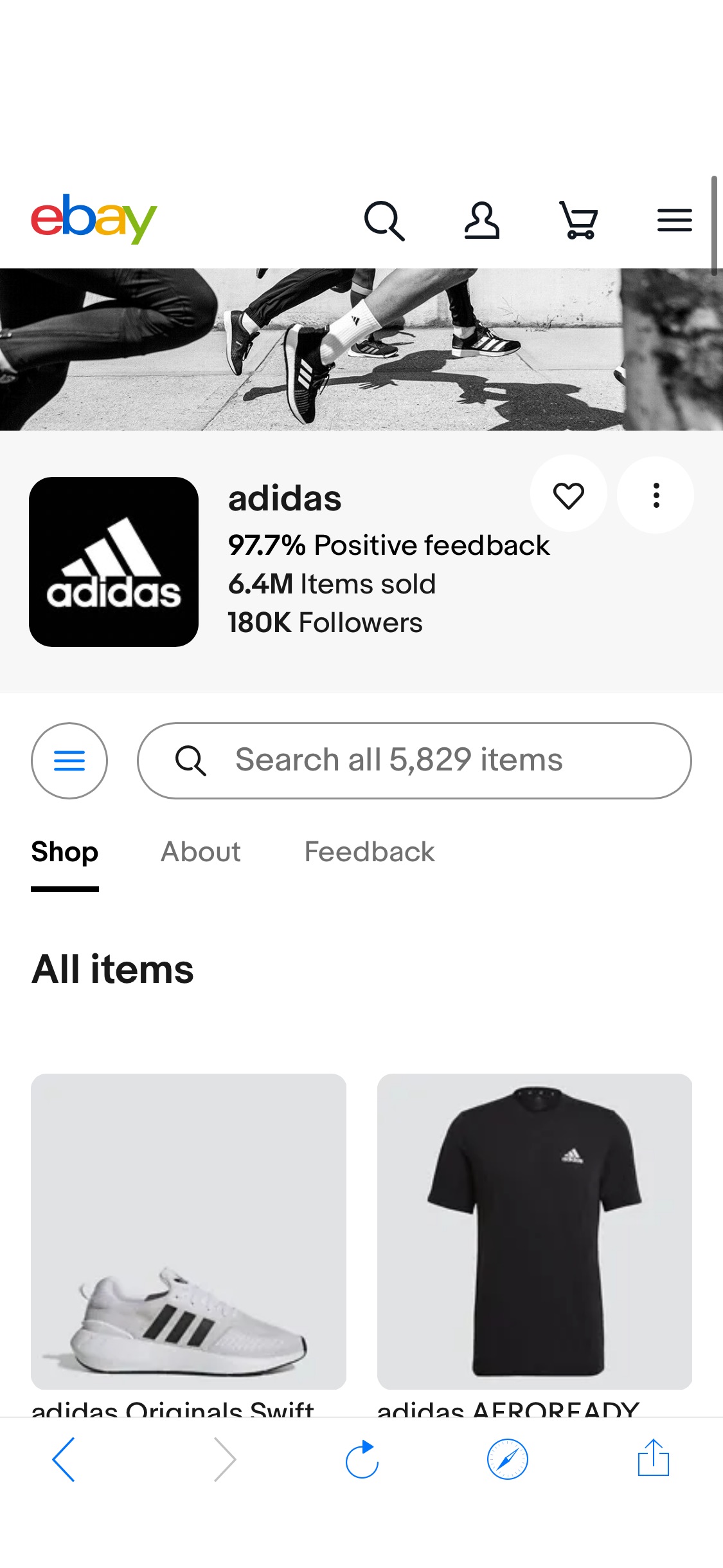 ebay Adidas 全场35%off叠加额外20%off