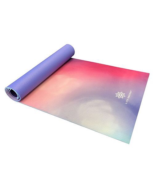 Life Energy Reversible 6MM Yoga Mat & Reviews - Home - Macy's 瑜伽垫特价折扣码:VIP