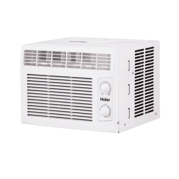Haier 5050 BTU 115V Window Air Conditioner for Bedroom White