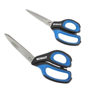 Kobalt  4.7-in Stainless steel Molded handle Scissors