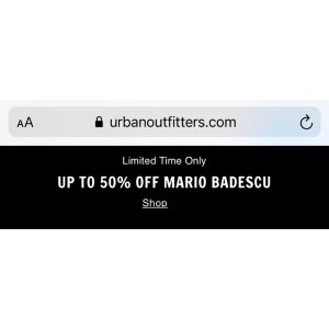 Mario Badescu产品最高五折 Urban Outfitters|Mario Badescu产品最高五折