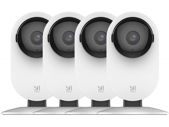 Wi-Fi 1080p Home Camera with 2-Way Audio and Night Vision - 4 Pack