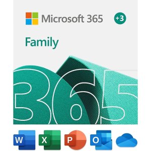 Microsoft 365 Family 15-Month Subscription for 6 Users, Windows/Mac/Android/iOS, Download