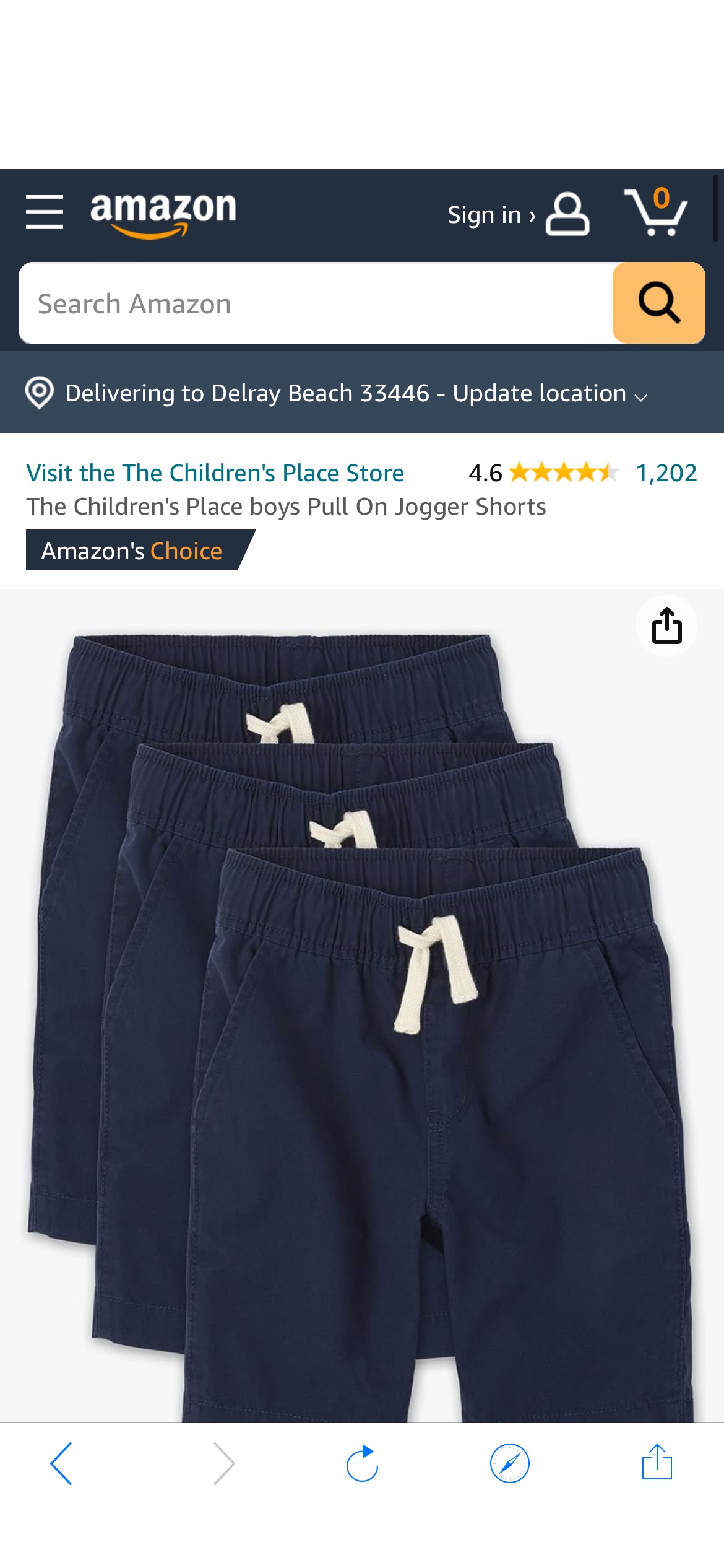 Amazon.com: The Children's Place boys Pull On Jogger Shorts, TIDAL, 10: Clothing, Shoes & Jewelry裤子