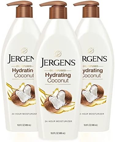 Amazon.com: Jergens Hydrating Coconut Body Moisturizer, 16.8 Ounce (Pack of 3) : Everything Else