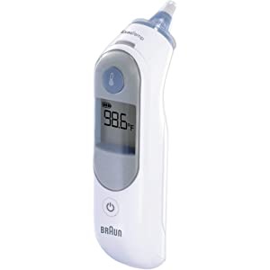 Amazon.com: Braun Digital Ear Thermometer, ThermoScan 5 IRT6500, Ear Thermometer for Babies, Kids, Toddlers and Adults, Display is Digital and Accurate耳温枪