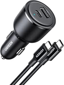63W USB C Car Charger Adapter 45W PPS
