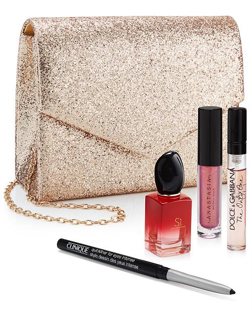 Created For Macy's 5-Pc. Glam Essentials Gift Set, Created For Macy's & Reviews - All Perfume - Beauty - Macy's套装