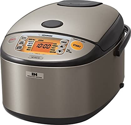 象印IH 1.8升（10杯）电饭锅 Zojirushi NP-HCC18XH Induction Heating System Rice Cooker and Warmer, 1.8 L, Stainless Dark Gray: Kitchen & Dining