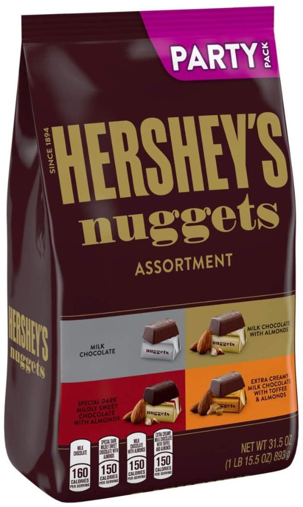 HERSHEY'S Nuggets Assorted Chocolates 1 Pound