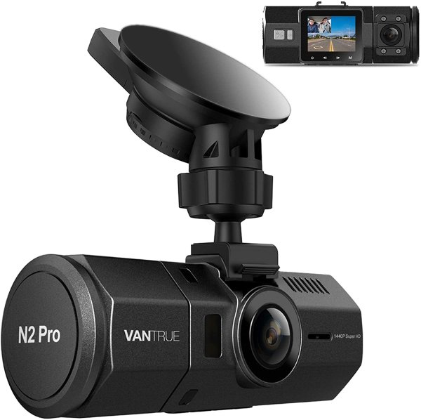 N2 Pro 2K前置+双1080摄像头 24小时全天候录像