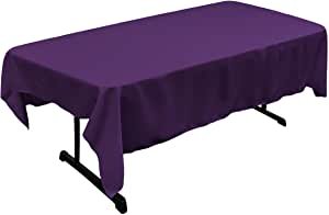 LA Linen 紫色桌布 60 x 84