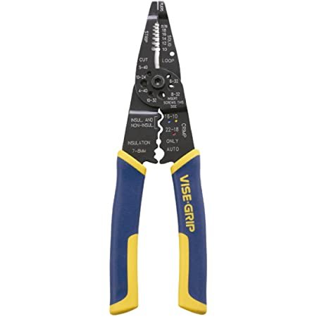 Vise-Grip Wire Stripping Tool / Wire Cutter, 8-Inch
