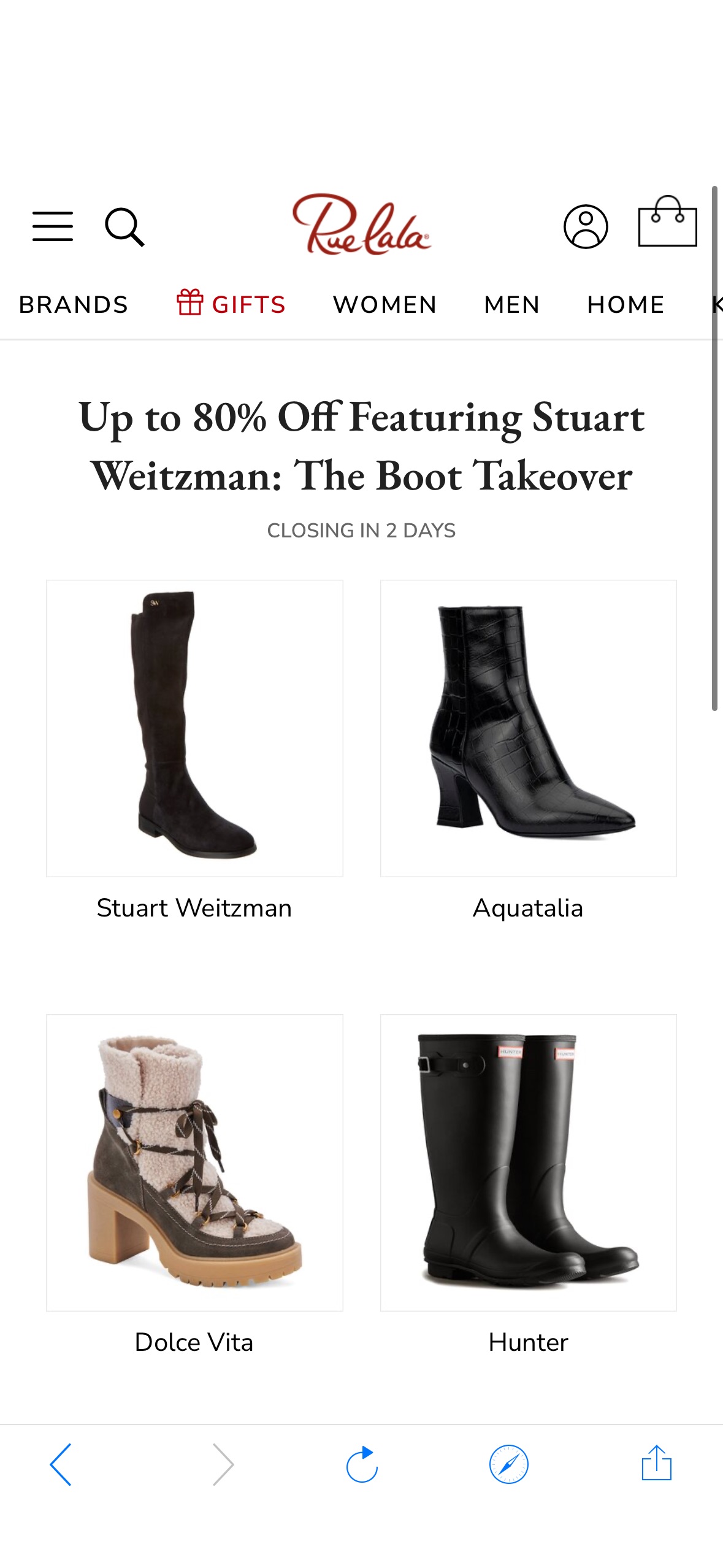 Rue La La — Up to 80% Off Featuring Stuart Weitzman: The Boot Takeover