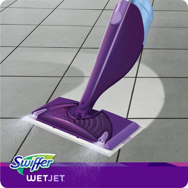 WetJet 可喷清洁剂湿拖把套装