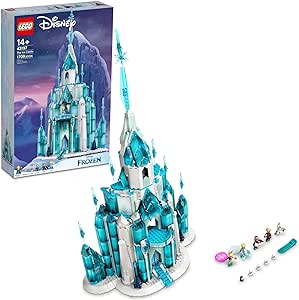 Amazon.com: LEGO Disney Princess The Ice Castle Building Toy 43197 Disney Castle Kit to Build, Disney Gift Idea 降价