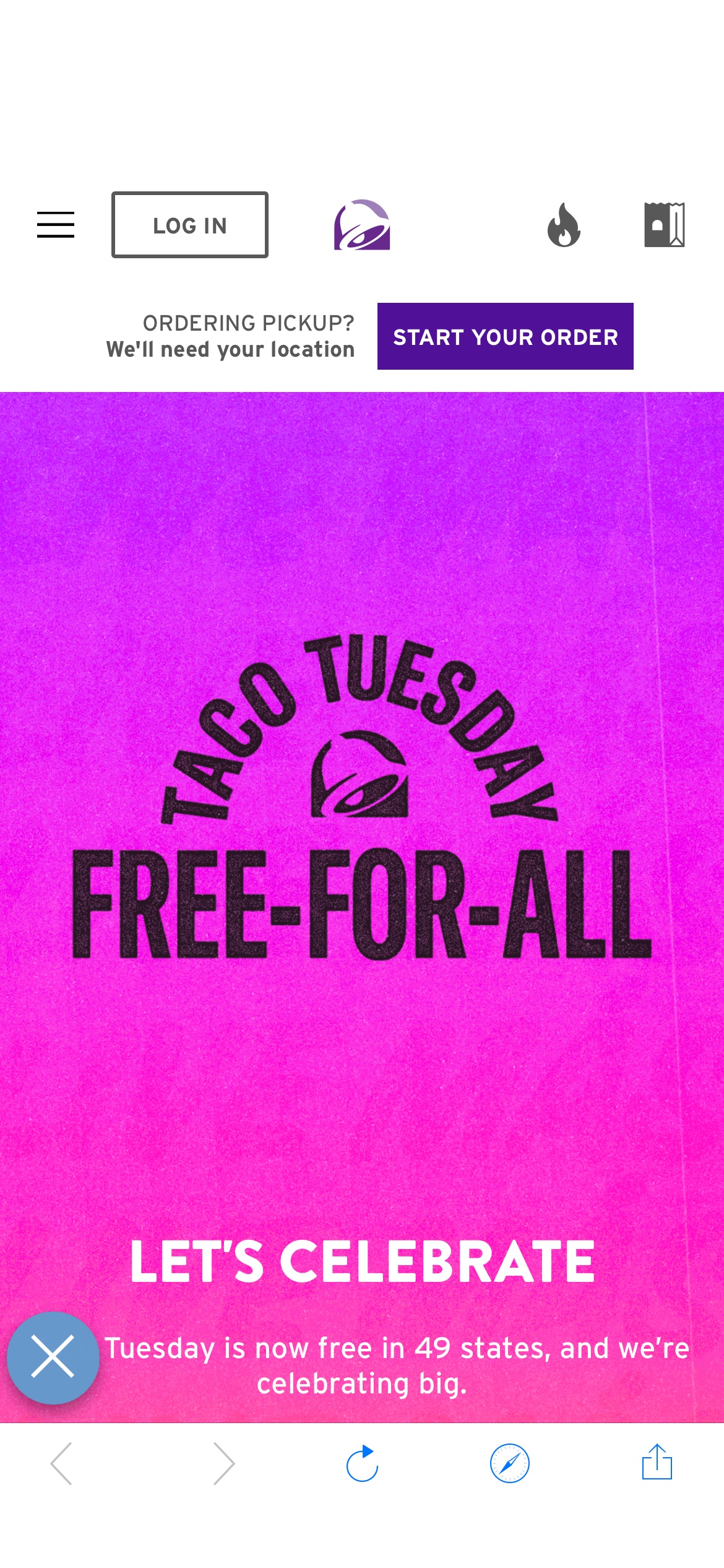 Taco Bell Every Tuesday 免费领取 Taco