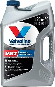 Amazon.com: Valvoline VR1 Racing SAE 20W-50 Motor Oil 5 QT : Automotive