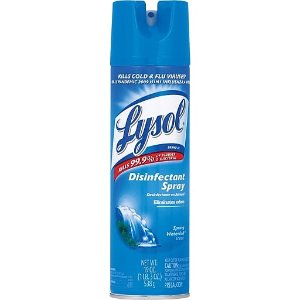 Lysol Disinfectant Spray, Aerosol, Spring Waterfall, 19 oz.