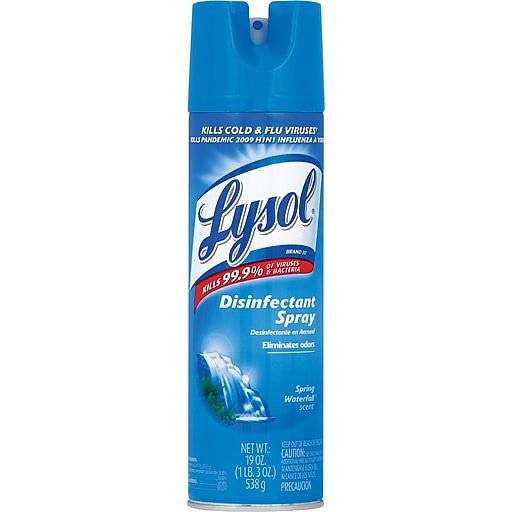Disinfectant Spray, Aerosol, Spring Waterfall, 19 oz.