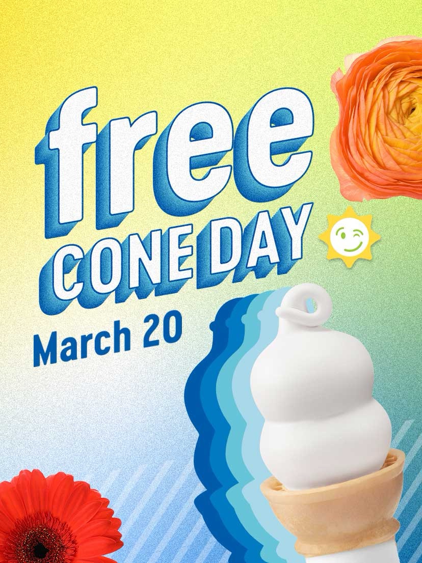 March 19 Free Cone Day