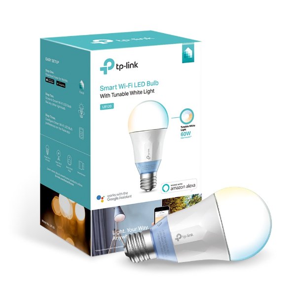 LB120 Kasa Smart Wi-Fi LED Light Bulb 2-Pack
