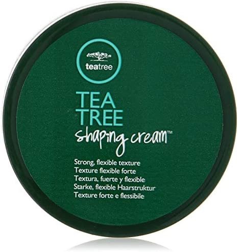 Tea Tree Shaping Cream, Hair Styling Cream, Long-Lasting Hold, Matte Finish, For All Hair Types, 3.0 fl. oz.