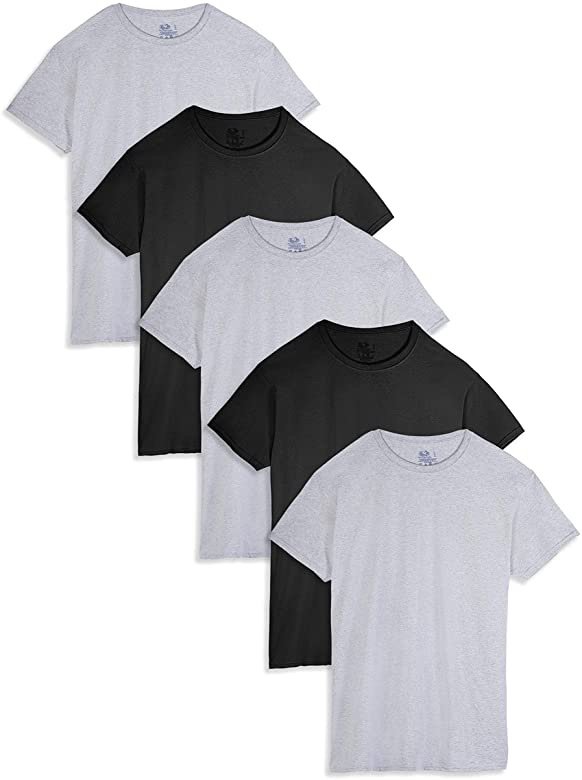 Fruit of the Loom Men's Stay Tucked Crew T-Shirt